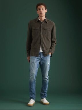 AE77 Selvedge Premium Slim Denim Jean Size 34W/32L